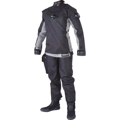 DUI Yukon II Women's Dry Suit Grey Accent X-Large